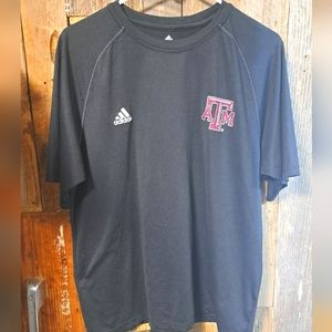 Gig 'Em! Adidas Texas A&M Climalite Tee Sz M